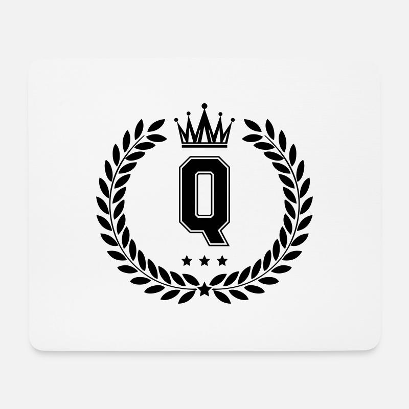 wappen Q - Mousepad (Querformat) - Weiß