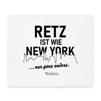 Retz Stadt Österreich ist wie New York - Mousepad (Querformat) - Weiß - Vorne