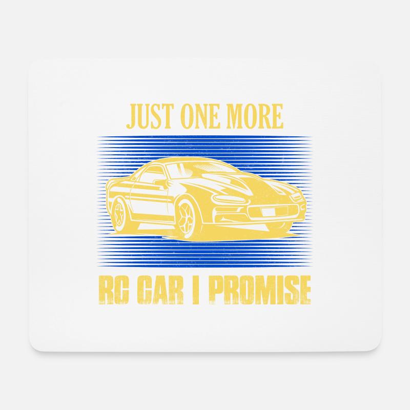 Just One More RC Car I Promise Remote Control Mod - Mouse Pad (horizontal) - white