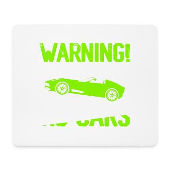 Warning! May Spontaneously Talk About RC Cars Mode - Mouse Pad (horizontal) - white - Front