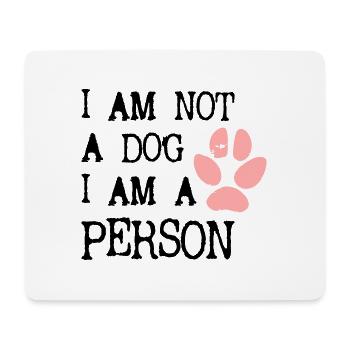 Hund Hunderechte Tierrechte lustig Hunde Vector 3 - Mousepad (Querformat) - Weiß - Vorne