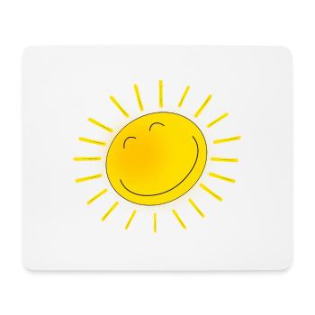 friendly sun - Mouse Pad (horizontal) - white - Front
