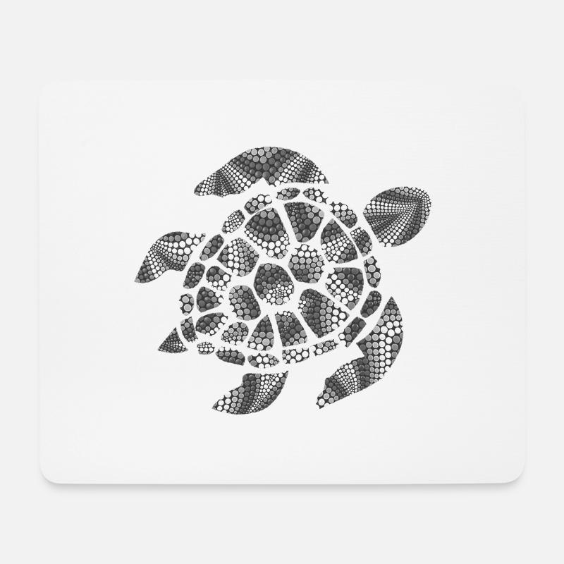 Kunst der australischen Aborigines - Mousepad (Querformat) - Weiß