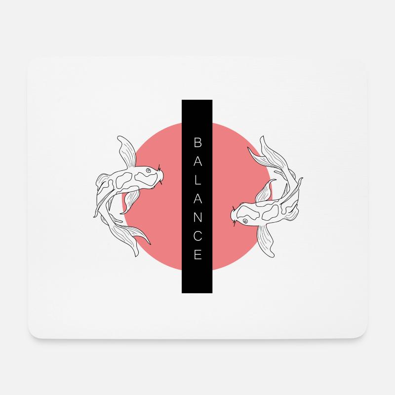 balance - Mousepad (Querformat) - Weiß