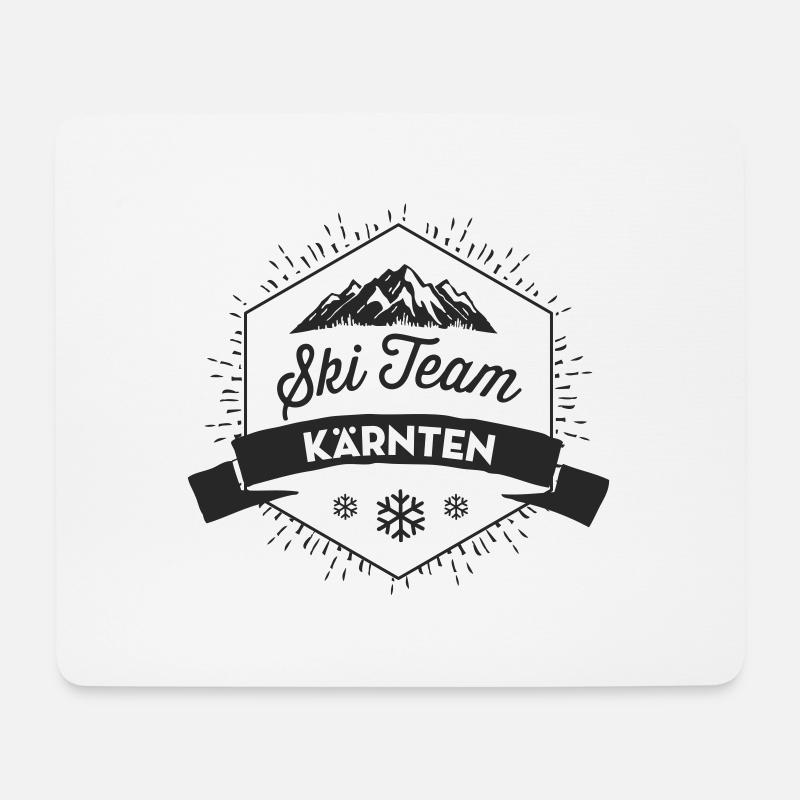 Skiteam Kärnten - Mousepad (Querformat) - Weiß