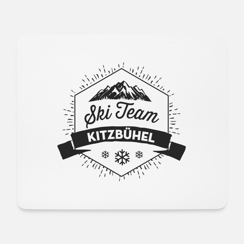 Skiteam Kitzbühel - Mousepad (Querformat) - Weiß
