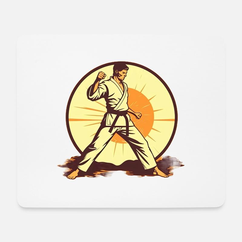 Power Up Your Karate - Mouse Pad (horizontal) - white