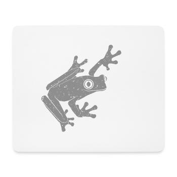 Frosch - Mousepad (Querformat) - Weiß - Vorne
