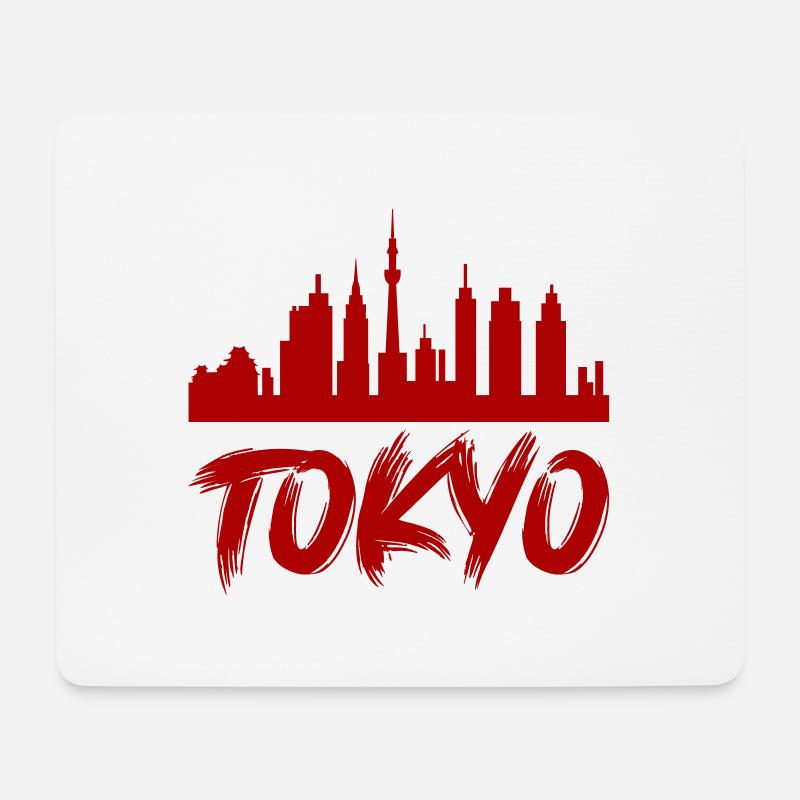 Tokyo Skyline - Mouse Pad (horizontal) - white