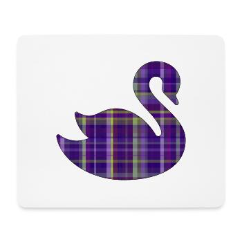Schwan - Mousepad (Querformat) - Weiß - Vorne