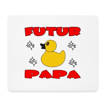 FUTUR PAP - Tapis de souris (format paysage) - blanc - Devant