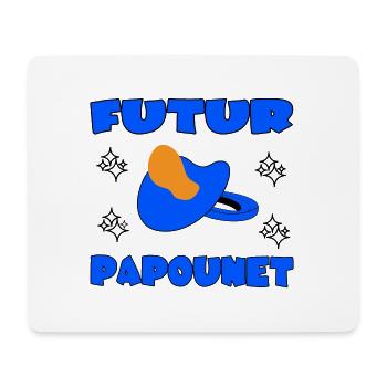 FUTUR PAPOUNET - Tapis de souris (format paysage) - blanc - Devant