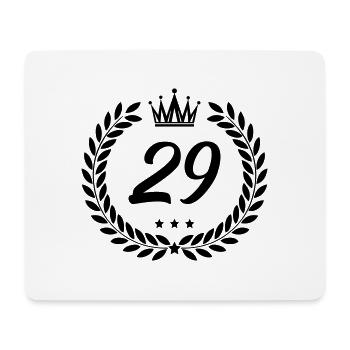 coat of arms 29 - Mouse Pad (horizontal) - white - Front