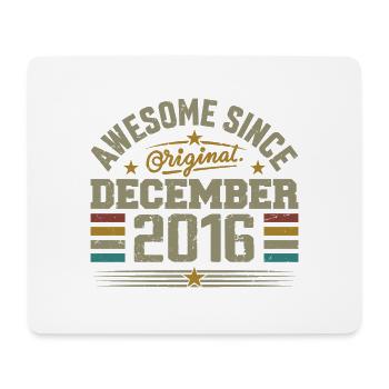 December 2016 - December 2016 Birthday Gift - Mouse Pad (horizontal) - white - Front