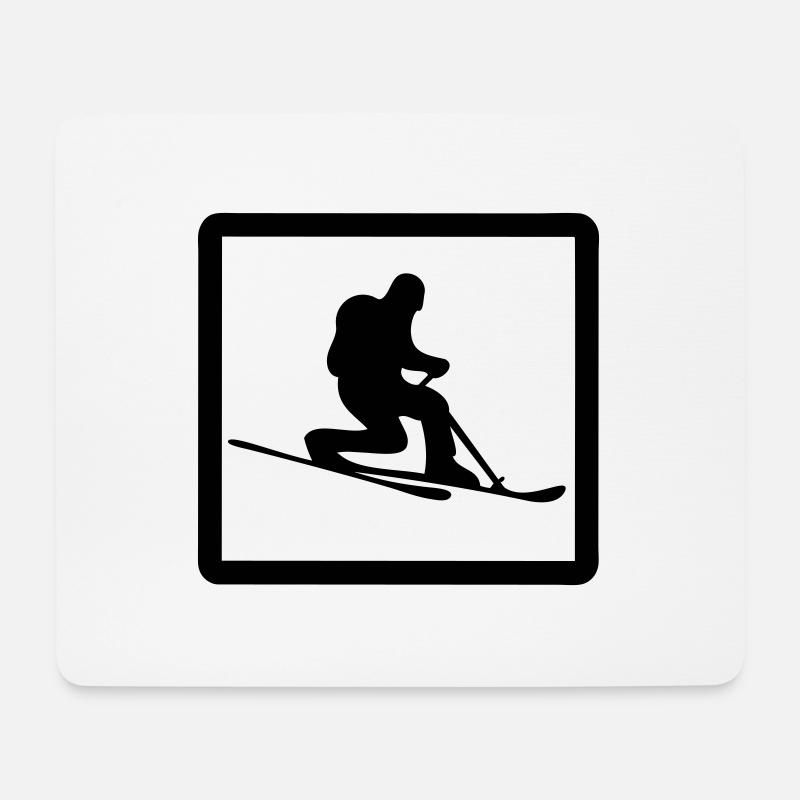 tele symbol prooved - Mousepad (Querformat) - Weiß