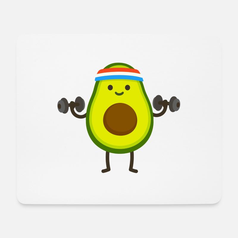 avocado - Mouse Pad (horizontal) - white