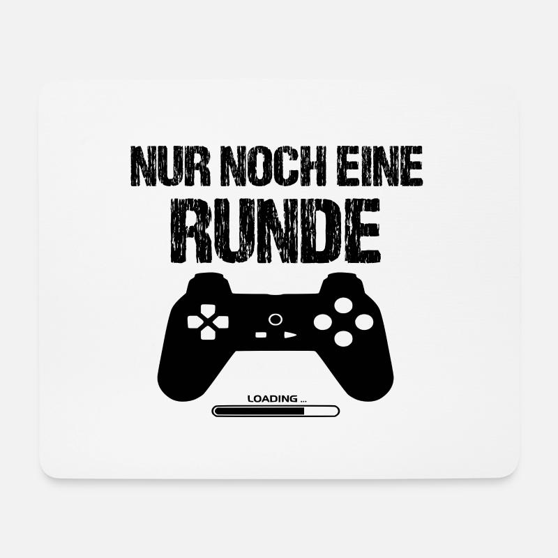Gamer - Mousepad (Querformat) - Weiß