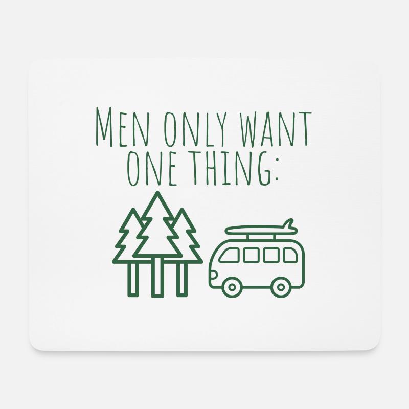 MowoT Van am Wald - Mousepad (Querformat) - Weiß