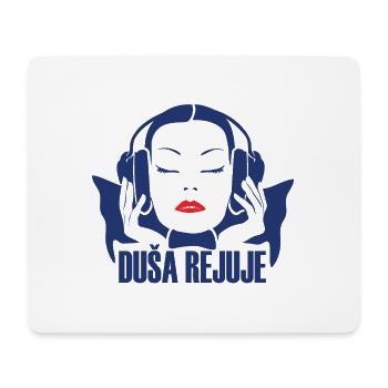 DUŠA REJUJE - Mousepad (Querformat) - Weiß - Vorne