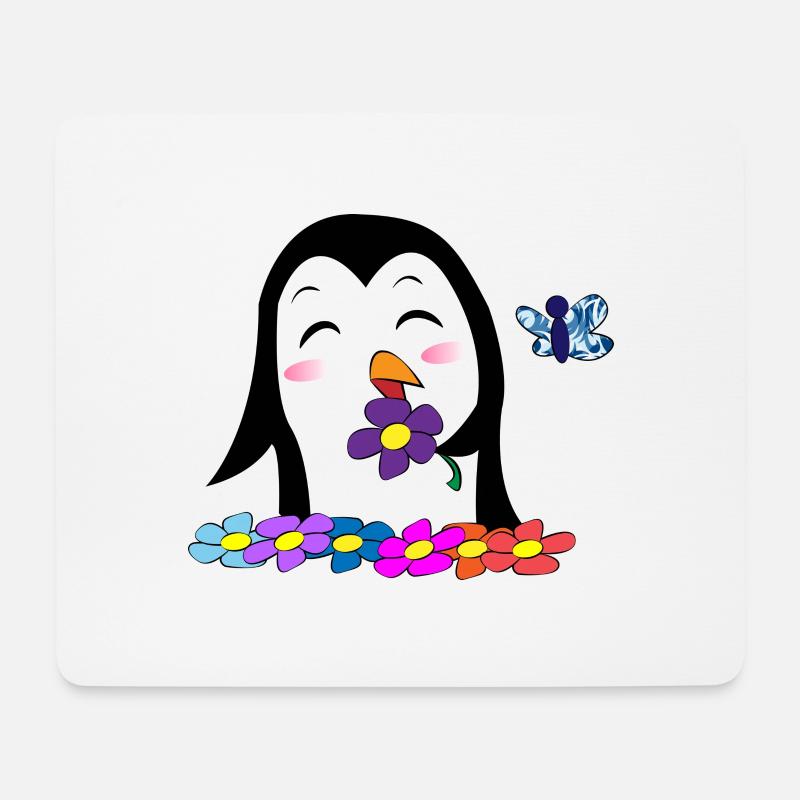 POWI Frühling - Mousepad (Querformat) - Weiß