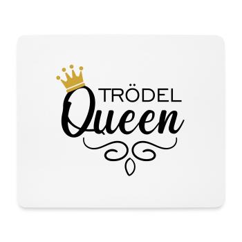 Trödel Queen - Mousepad (Querformat) - Weiß - Vorne