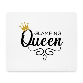 Glamping Queen - Mousepad (Querformat) - Weiß - Vorne