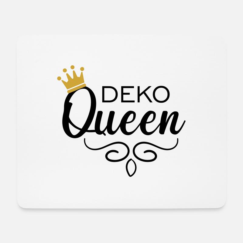 Deko Queen - Mousepad (Querformat) - Weiß