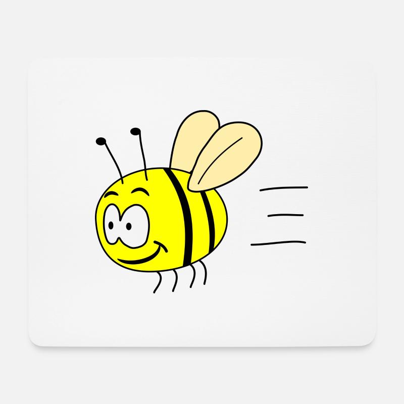 Bourdon drôle - Tapis de souris (format paysage) - blanc