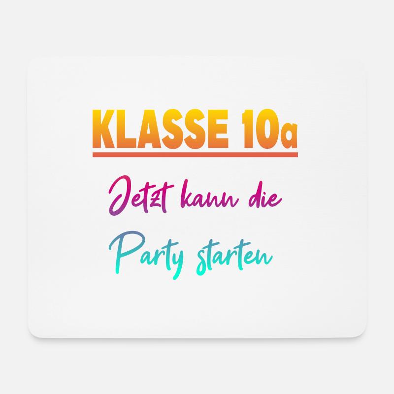 Klasse 10a Klassenfahrt - Mousepad (Querformat) - Weiß