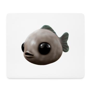 Small big fish - Mouse Pad (horizontal) - white - Front