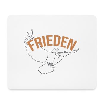 Peace Dove of Peace - Mouse Pad (horizontal) - white - Front
