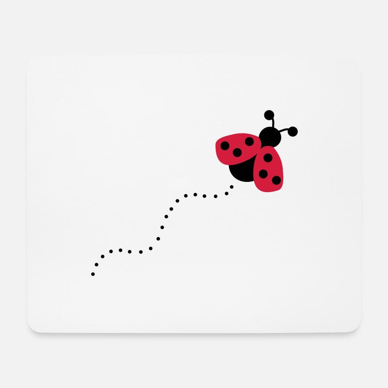 2541614 12868760 Marienkaefer - Mousepad (Querformat) - Weiß