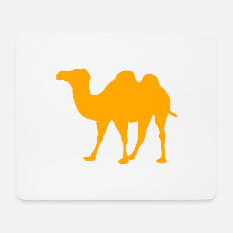 chameau - Mousepad (Querformat) - Weiß