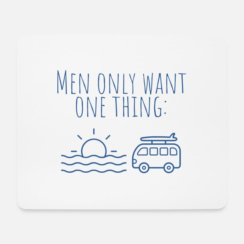 MowoT Van am Meer - Mousepad (Querformat) - Weiß