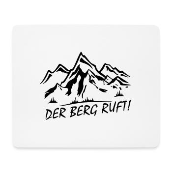 Wandern Berg ruft Bergsteiger Klettern Alpen - Mousepad (Querformat) - Weiß - Vorne