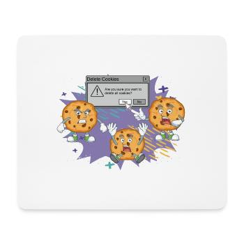 Delete Cookies Geek tech humor Computer Scientist - Mouse Pad (horizontal) - white - Front