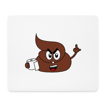 Scheiße Scheißhaufen Klopapier Corona Virus - Mousepad (Querformat) - Weiß - Vorne