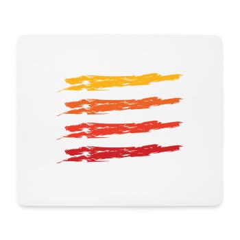 Splashes of Color Blobs splashes of paint Painter Gift - Mouse Pad (horizontal) - white - Front
