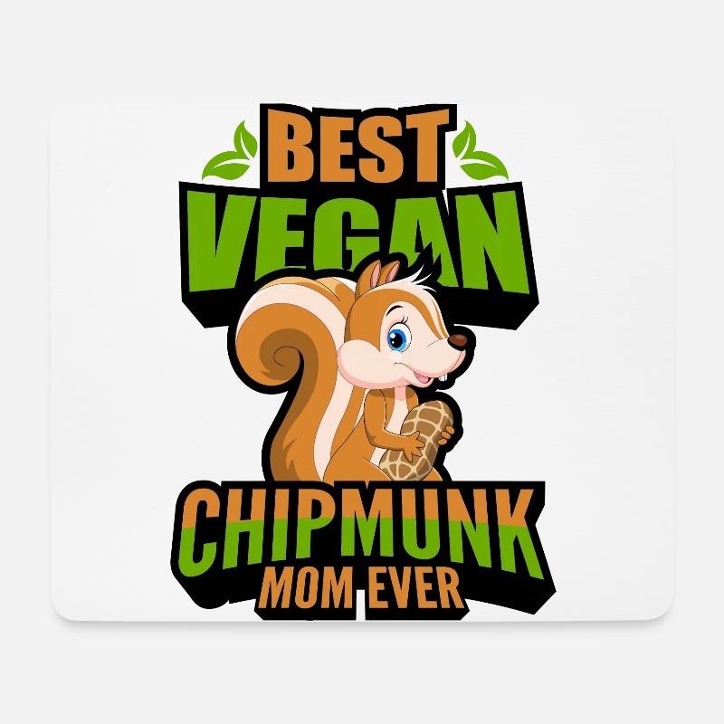 Chipmunks - Mousepad (Querformat) - Weiß