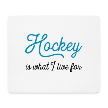hockeyiswhat - Mouse Pad (horizontal) - white - Front