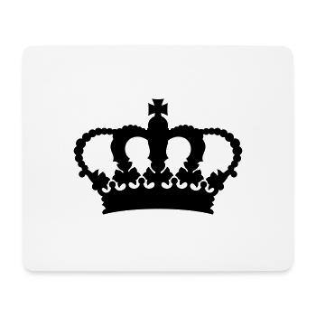 Englische Krone - Mousepad (Querformat) - Weiß - Vorne