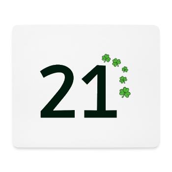21 - Mouse Pad (horizontal) - white - Front