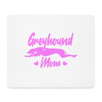 Greyhound Mom - Mousepad (Querformat) - Weiß - Vorne