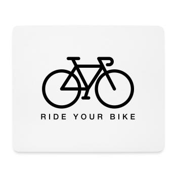 Bicycle - Ride your bike - Mouse Pad (horizontal) - white - Front