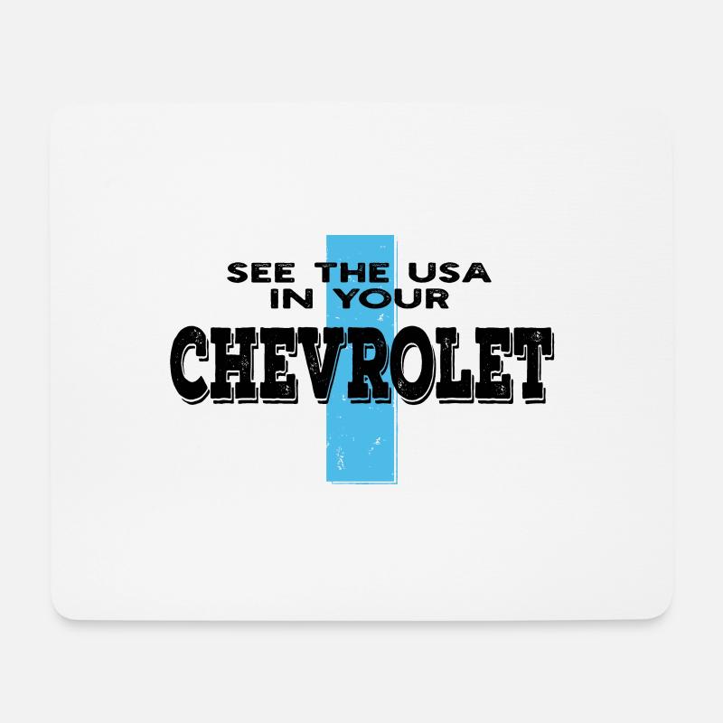 See the USA in your - Mousepad (Querformat) - Weiß