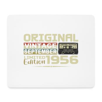 1956 – Legends Were Born im September 1956 - Mousepad (Querformat) - Weiß - Vorne