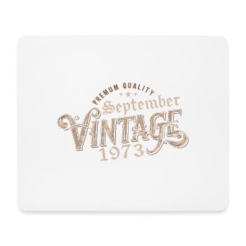 September 1973 Birthday Gift September 1973 - Mouse Pad (horizontal) - white - Front