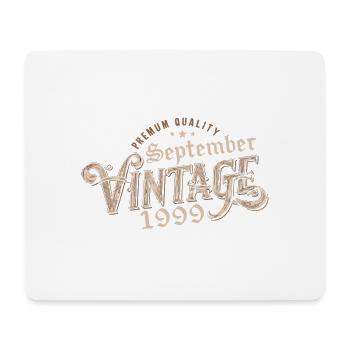Birthday September 1999 Gift September 1999 - Mouse Pad (horizontal) - white - Front