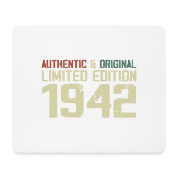 1942 Geburtstagsgeschenk 1942 Jahrgang 1942 Retro - Mousepad (Querformat) - Weiß - Vorne
