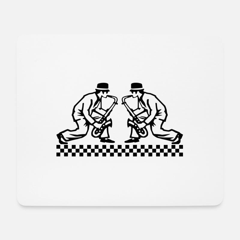 Ska Brass - Mouse Pad (horizontal) - white